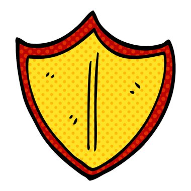 çizgi film doodle eski kalkan