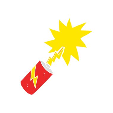 düz renk pil gösterimi