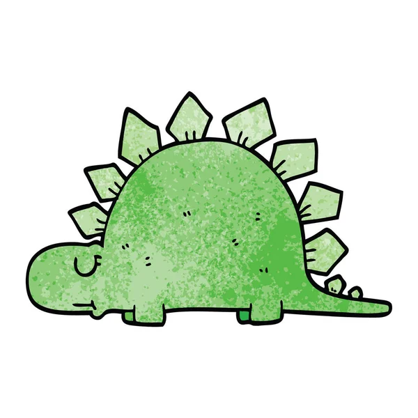 Cartoon Doodle Urzeit Dinosaurier — Stockvektor