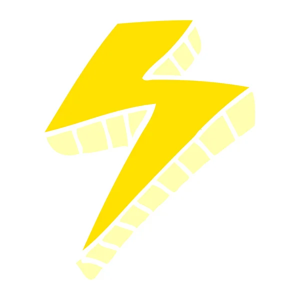 Cartoon Doodle Lightening Bout — Stockvector