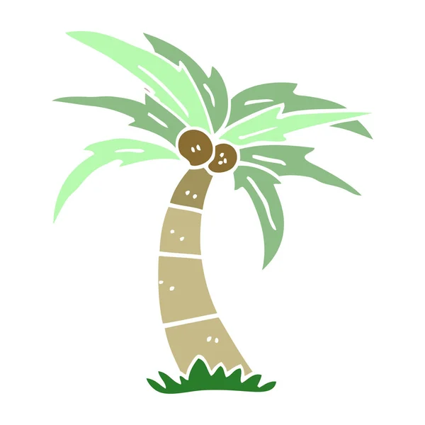 卡通涂鸦棕榈树 — 图库矢量图片