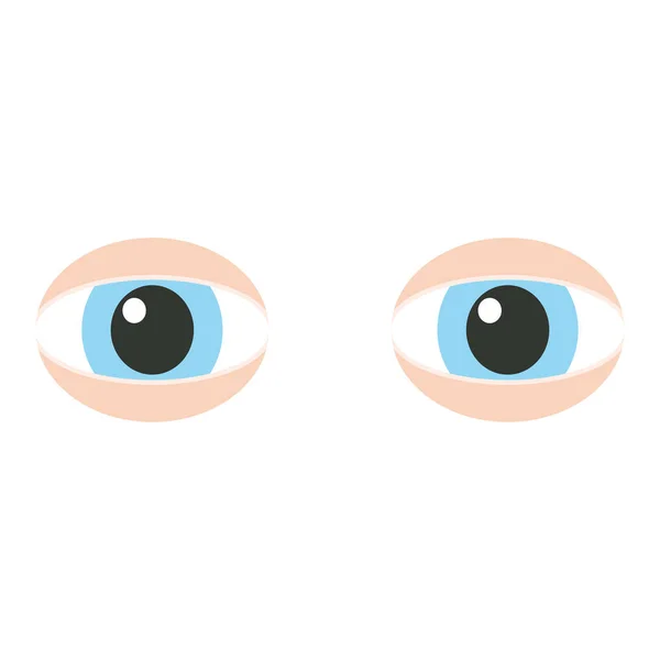 Starren Augen Grafischer Vektor Illustration Symbol — Stockvektor