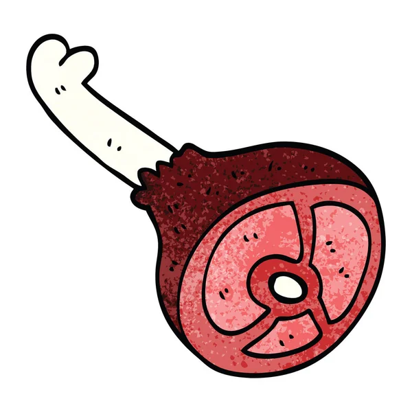 Cartoon Doodle Fleisch Joint — Stockvektor