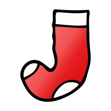 çizgi film doodle eski çorap