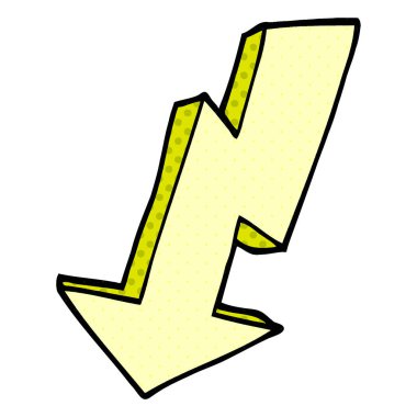 çizgi film doodle şimşek