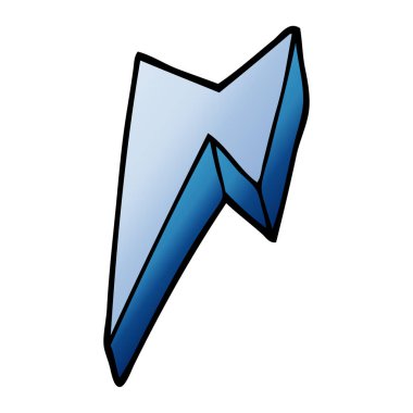 çizgi film doodle dekoratif şimşek