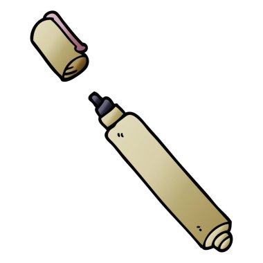 çizgi film doodle office kalem