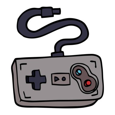 çizgi film doodle oyun kumandası