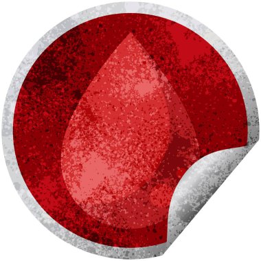 kan açılan grafik vektör çizim dairesel etiket