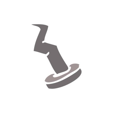 çizgi film doodle eski bükülmüş demir çivi 