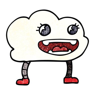 çizgi film doodle ifade hava bulut