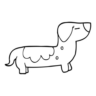 çizim karikatür sosis köpek