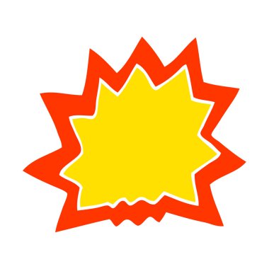 çizgi film doodle patlama