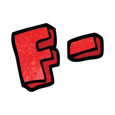 çizgi film doodle harf dereceleri