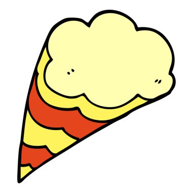 çizgi film doodle dekoratif bulut