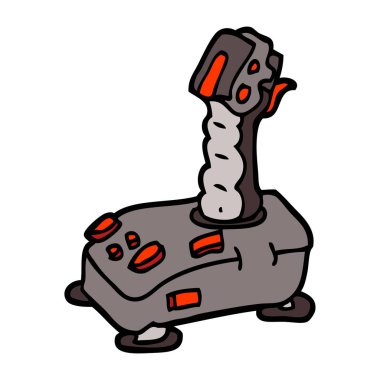 elle çizilmiş doodle tarzı çizgi film oyun çubuğu