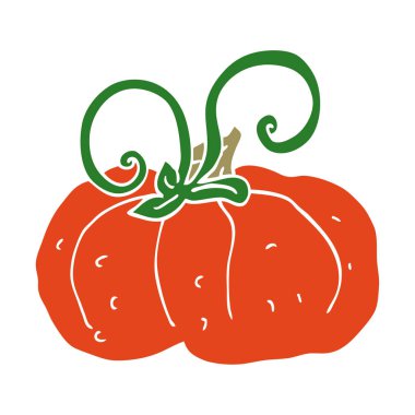 çizgi film doodle kış kabak