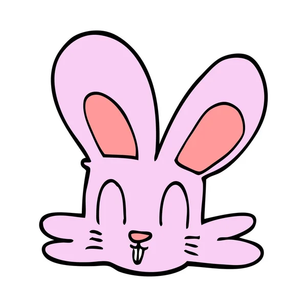 Dessin Animé Doodle Lapin Mignon — Image vectorielle