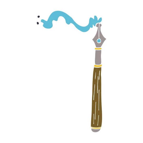 Cartoon Doodle Inkt Pen — Stockvector