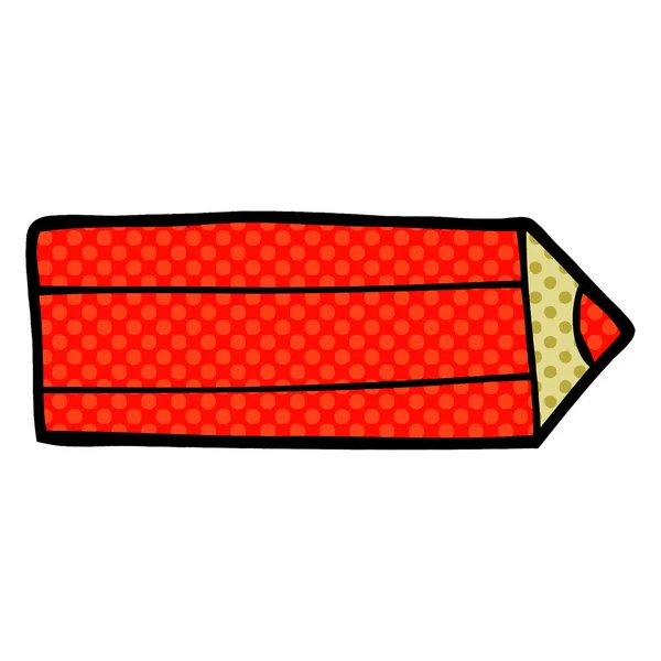 动画片涂鸦彩色铅笔 — 图库矢量图片