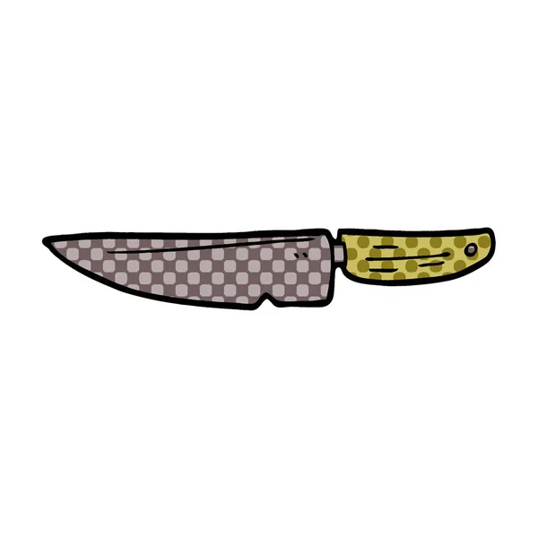 Cartoon Doodle Küchenmesser — Stockvektor