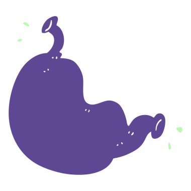 çizgi film doodle organ, vektör, illüstrasyon