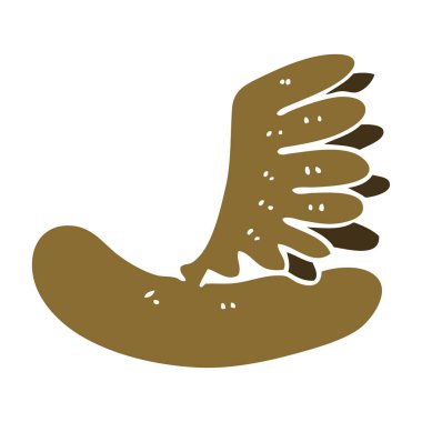 Sosisli sandviç çizgi film doodle