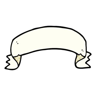 çizgi film doodle kaydırma afiş