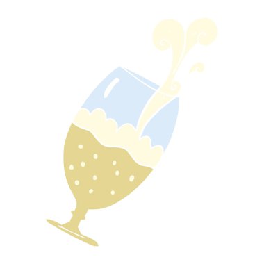 bira cam düz renkli çizimi