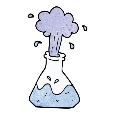 çizgi film doodle bilimsel deney