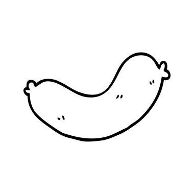 çizim karikatür sosis