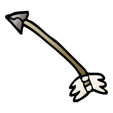 çizgi film doodle ilkel ok