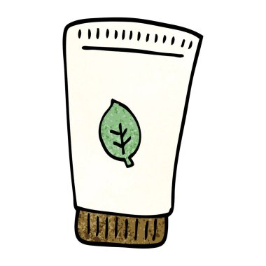 çizgi film doodle cilt losyonu