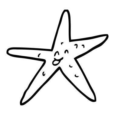 çizgi çizme çizgi film yıldız balık