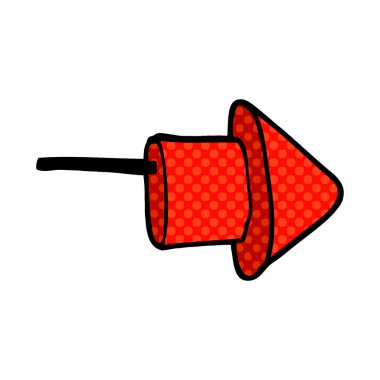 çizgi film doodle havai fişek illüstrasyon