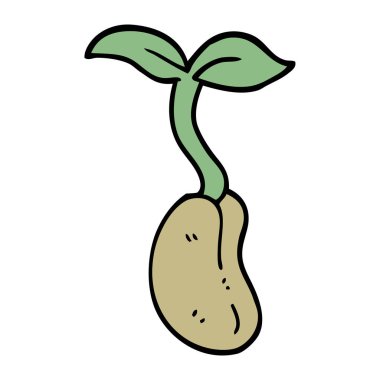 çizgi film doodle fide şekil