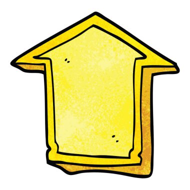 çizgi film doodle yön oku