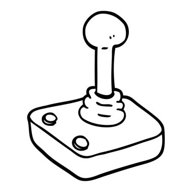 siyah beyaz çizgi film oyun çubuğu