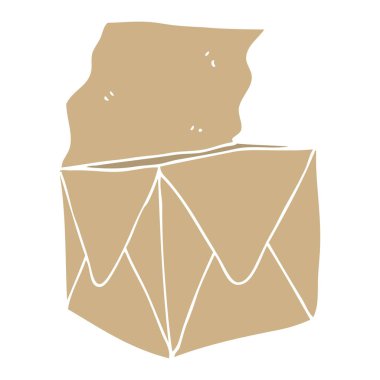 düz renk tarzı çizgi film paketi