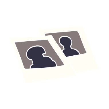 çizgi film doodle anlık fotoğraf