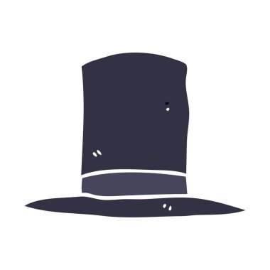 karikatür silindir şapka