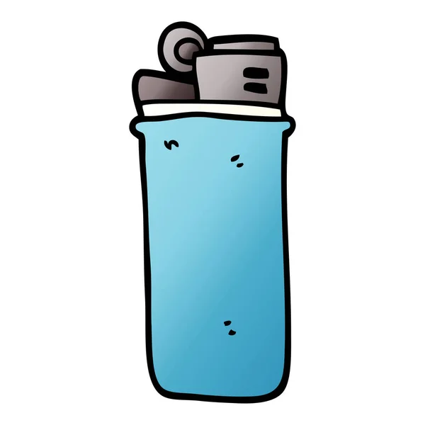 Cartoon Doodle Disposable Lighter — Stock Vector