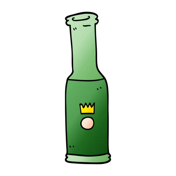 Cartoon Doodle Flasche Pop — Stockvektor