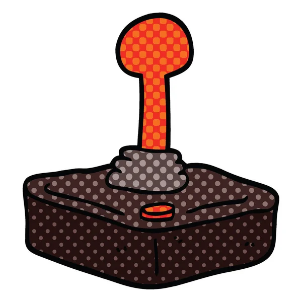 Joystick Dibujos Animados Estilo Cómic — Archivo Imágenes Vectoriales