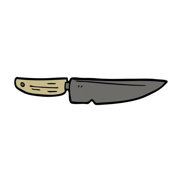 Cartoon Doodle Kockkniv — Stock vektor