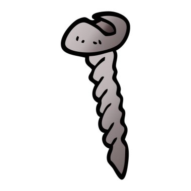 çizgi film doodle metal vida