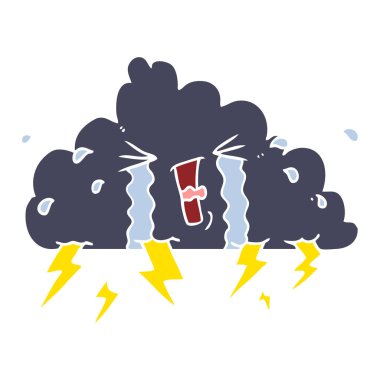 düz renk tarzı çizgi film görebilsin