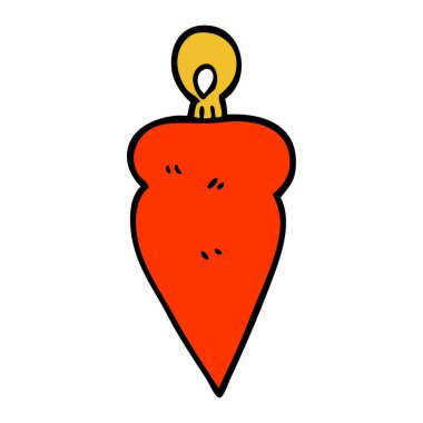 çizgi film doodle ağacı süsle