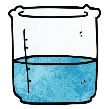 çizgi film doodle bilim kabı