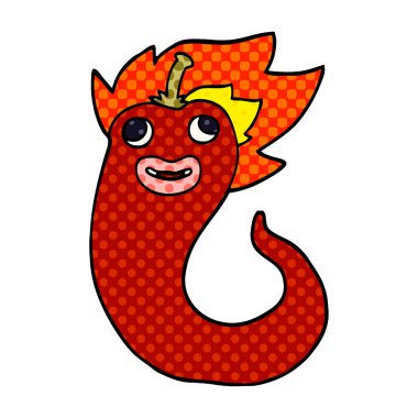 çizgi film doodle sıcak soğuk